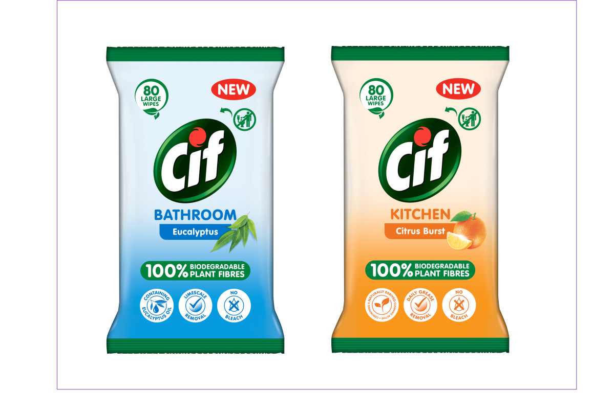 Cif Wipes Range - Bathroom & Kitchen