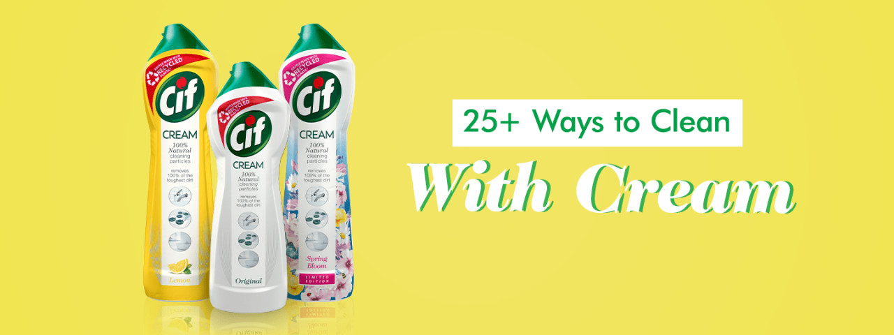 25 + ways to clean with cream