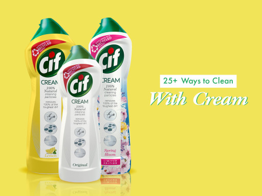 25 + ways to clean with cream teaser