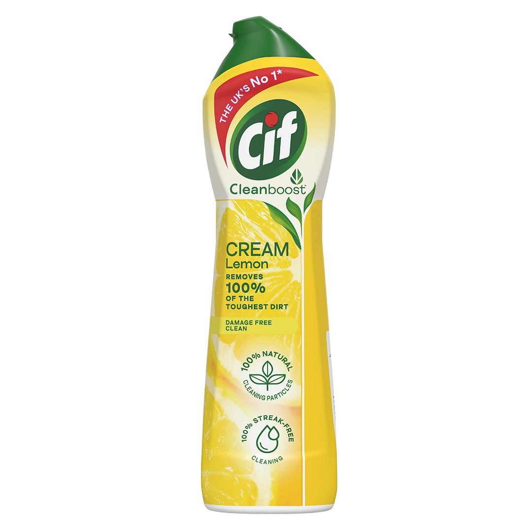 Cif Cream Cleaner Lemon 500 Ml 16.9 Oz, 16/cs. – Solid Trade