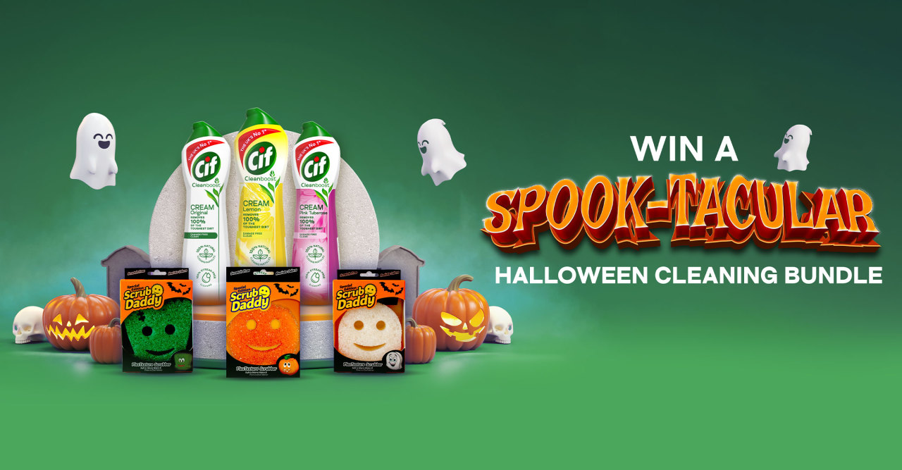 Win a spook-tacular halloween cleaning bundle