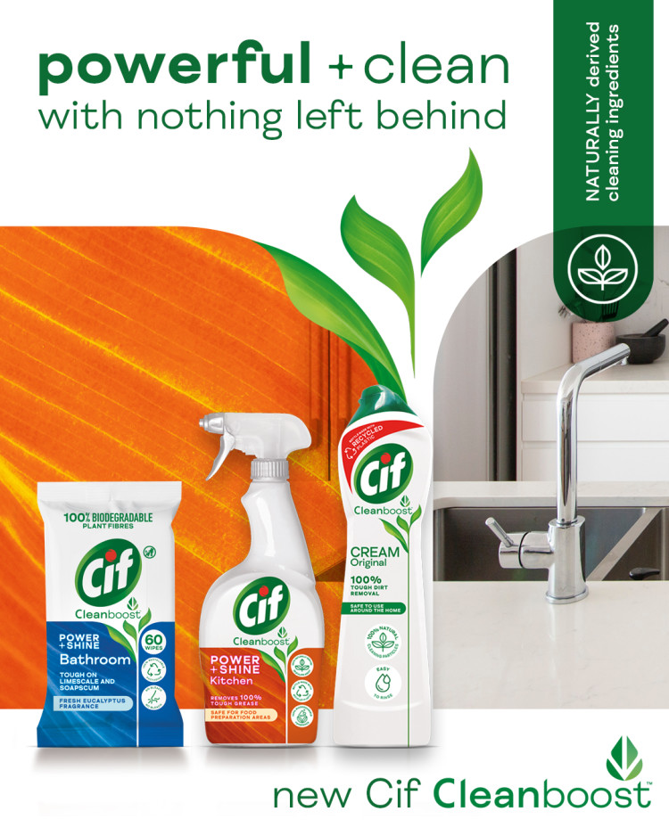 New Cif Cleanboost. Join on our journey to a cleaner future Cif